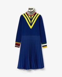 Vestito da donna con motivo patchwork in maglia Fashion Show