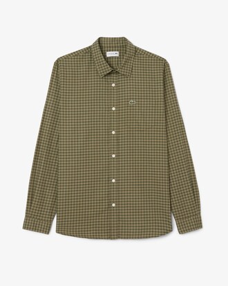 Camicia regular fit in flanella motivo scozzese