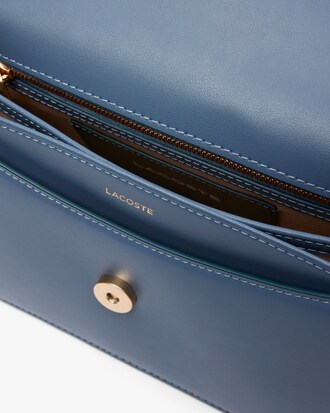 Borsa in pelle con patta Tennis Bliss