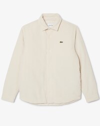 Overshirt in velluto a coste oversize