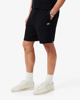 Shorts in maglia boucl&eacute;