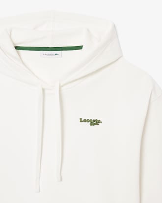 Felpa oversize con cappuccio e logo