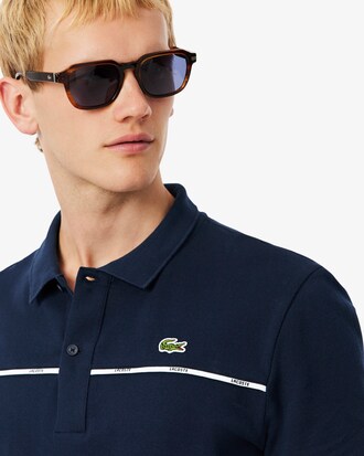 Polo Regular Fit L.12.12 con bordo con logo
