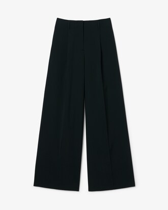 Pantaloni taglio ampio in misto lana Runway