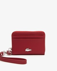 Portafoglio con zip Daily Classic in tela piqué spalmata da donna