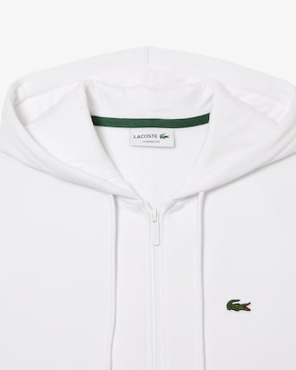 Felpa con cappuccio in pile con zip