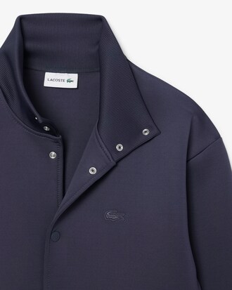 Giacca ricamata a collo alto