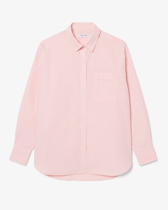 Camicia oversize in popeline di cotone