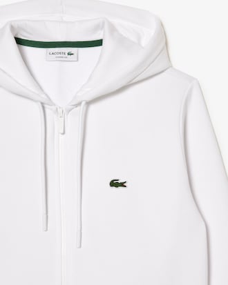 Felpa con cappuccio in pile con zip