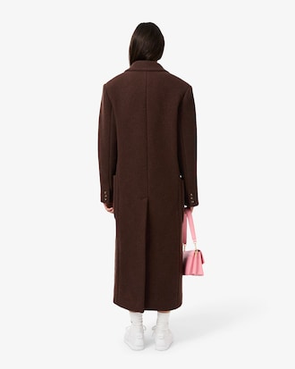 Cappotto doppiopetto in lana vergine
