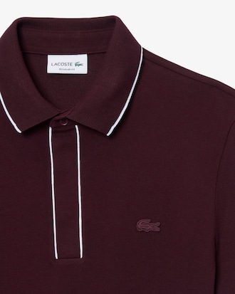 Polo regular fit in piqu&eacute; elasticizzato Paris