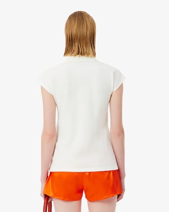 Polo in petit piqu&eacute; regular fit a righe Runway