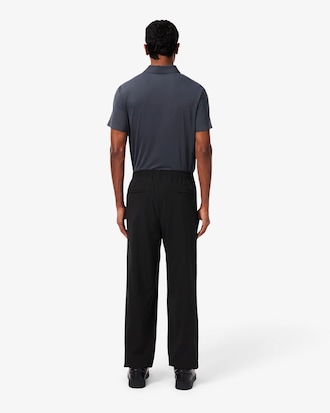Pantaloni regular fit con elastico in vita