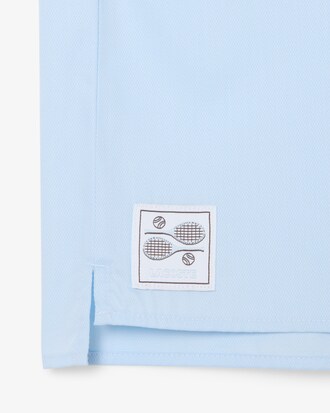 Camicia oversize effetto petit piqu&eacute;