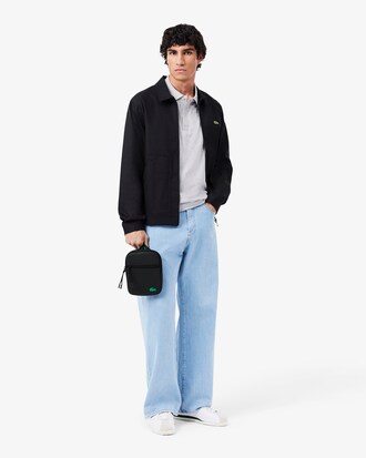 Borsa a tracolla sottile piccola in petit piqué LCST