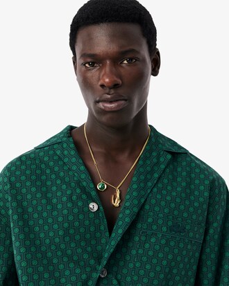 Camicia pigiama con stampa Runway