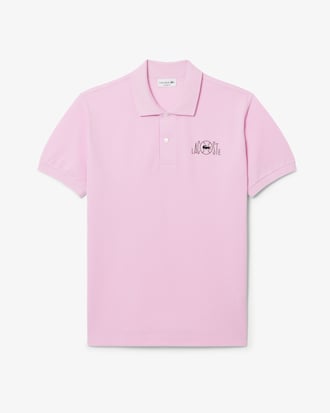 Polo classic fit con marchio grafico