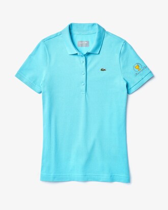 Polo da golf da donna in piqu&eacute; di cotone elasticizzato Presidents Cup