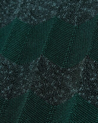 Maglione con collo a polo maglia pointelle Runway