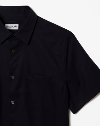 Camicia in cotone a maniche corte regular fit