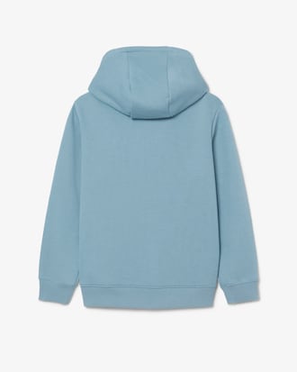 Felpa con zip unisex in tessuto felpato spazzolato