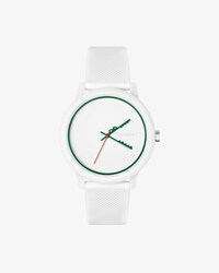 Orologio a 3 lancette in silicone con coccodrillo Lacoste.12.12
