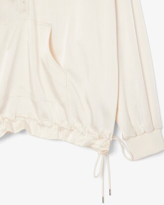 Giacca popover oversize a collo alto con zip