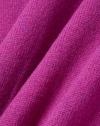 Maglione a girocollo in lana cardata
