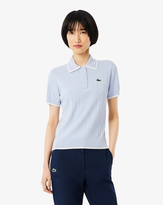 Maglione da golf con colletto a polo a maniche corte