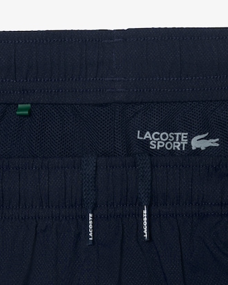 Shorts sportivi in taffet&agrave; a rombi
