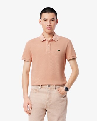 Polo slim fit in piqué L.12.12