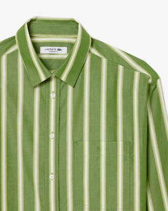 Camicia oversize in popeline di cotone