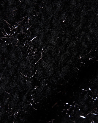 Maglione in jacquard metallizzato sfumato