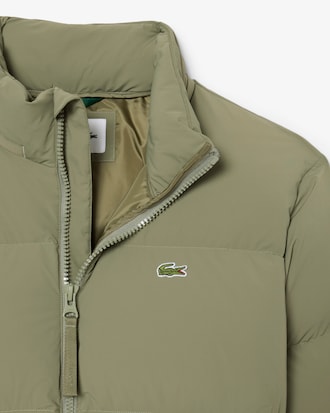 Piumino con cappuccio impermeabile