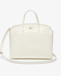 Tote bag con zip Chantaco in pelle piqué da donna