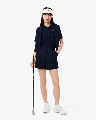 Polo da golf slim fit con termoregolazione