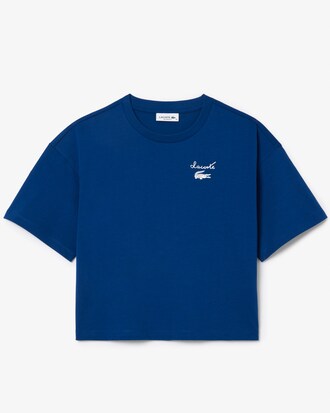 T-shirt in cotone con logo