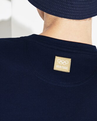 T-shirt da uomo in cotone stampato Olympic Heritage Collection By Lacoste