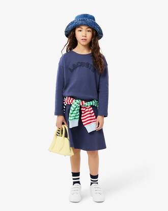 T-shirt a maniche lunghe in cotone con marchio