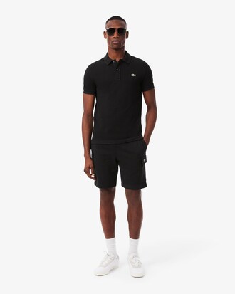 Shorts cargo in cotone felpato