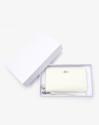 Portafoglio da donna in canvas spalmato con manico da polso Daily Classic