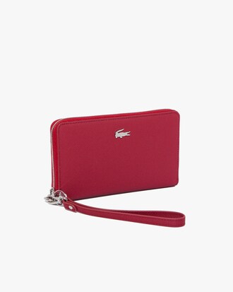 Portafoglio da donna in canvas spalmato con manico da polso Daily Classic