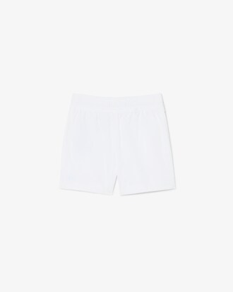 Shorts sportivi in taffet&agrave; a rombi