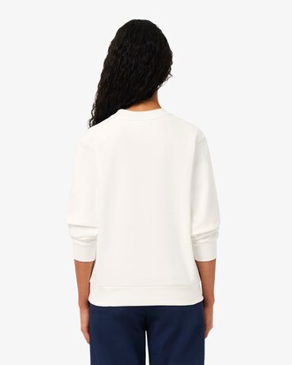Felpa in pile girocollo relaxed fit