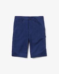 Bermuda lunghi da uomo in lino e cotone regular fit