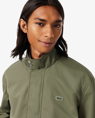 Giacca Harrington in twill impermeabile