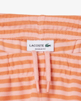 Shorts regular fit in cotone a righe