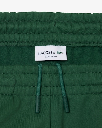 Pantaloni della tuta regular fit in tessuto felpato
