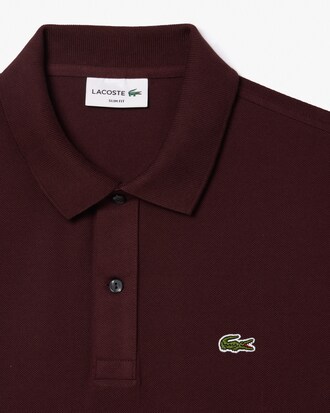 Polo slim fit in piqué L.12.12