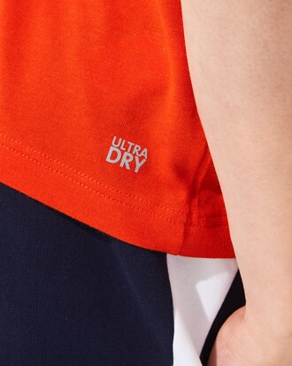 T-shirt Tennis Lacoste SPORT in jersey tecnico con coccodrillo oversize